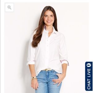 Vineyard Vines whale Sconset Shirt White size 00